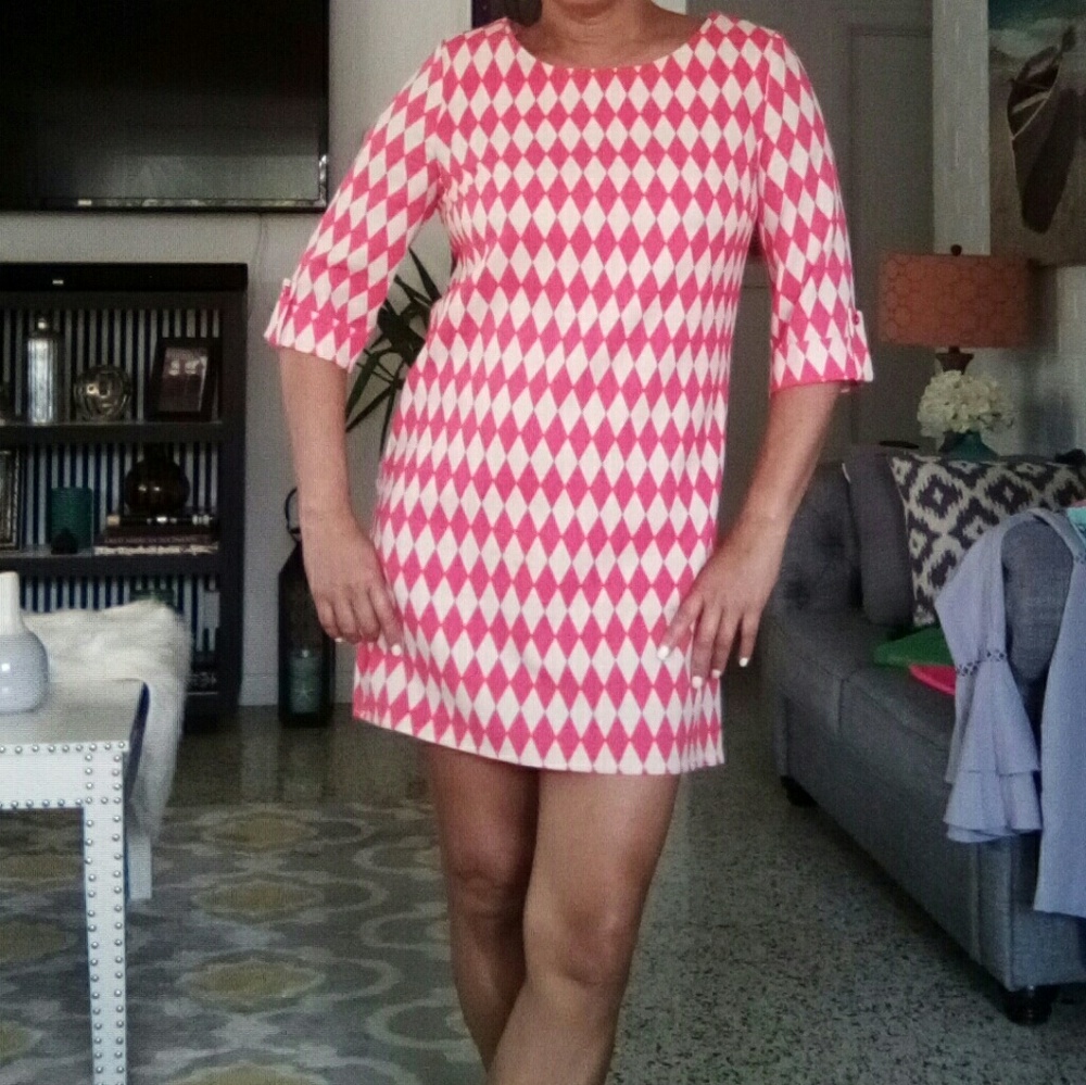 50's inspired shift dress